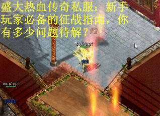 盛大热血传奇私服：新手玩家必备的征战指南，你有多少问题待解？