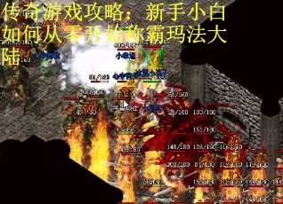 传奇游戏攻略：新手小白如何从零开始称霸玛法大陆