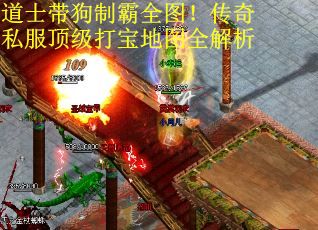 道士带狗制霸全图！传奇私服顶级打宝地图全解析