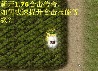 新开1.76合击传奇，如何快速提升合击技能等级？