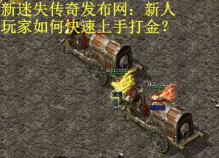 新迷失传奇发布网：新人玩家如何快速上手打金？
